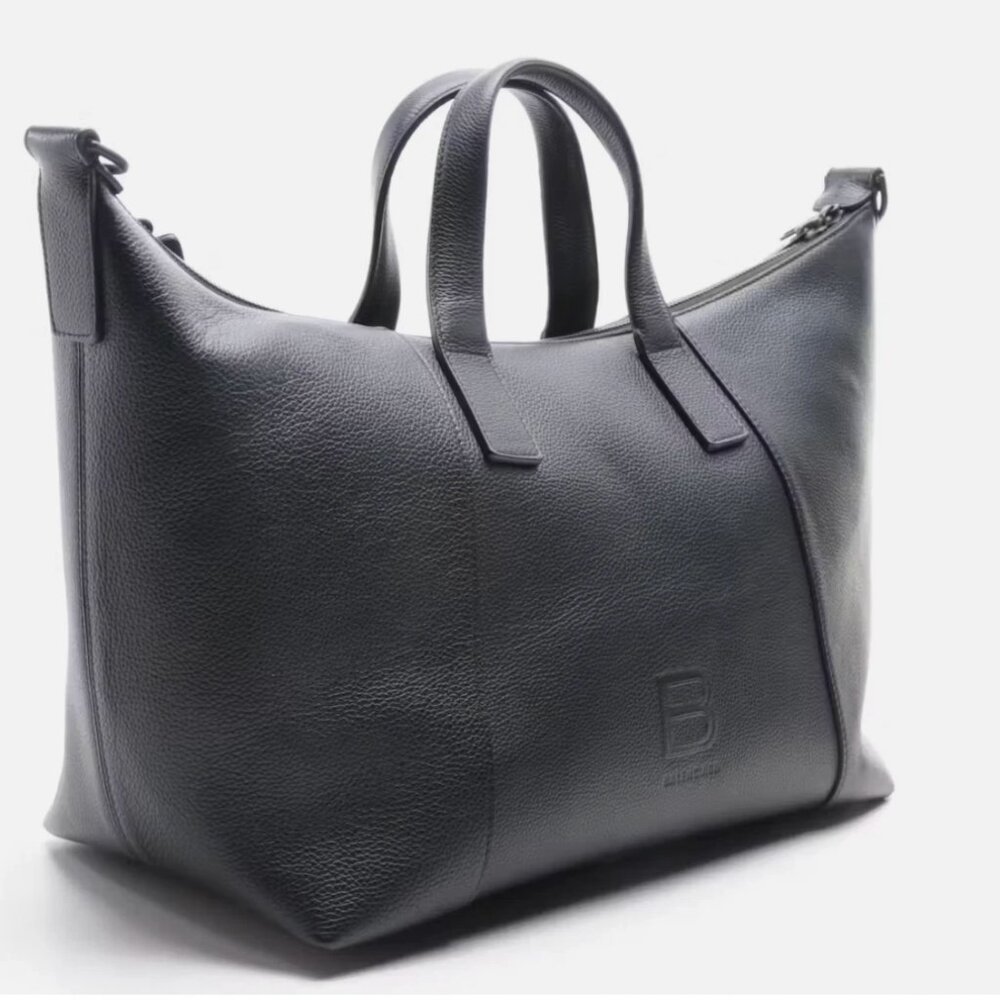 Balenciaga Hourglass Carryall Duffle Bag in Full-Grained Leather